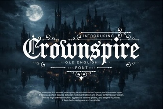 Crownspire Font for Modern Design Projects