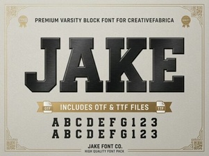 Jake Font: Creative Design Projects & Free Downloads