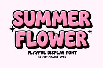 Floral Typography for Your Summer Design Projects