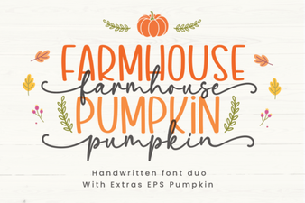 Designing with Farmhouse Pumpkin Font