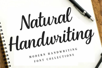 Craft Your Projects with Natural Handwriting Fonts