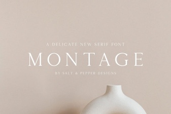 The Montage Font: Design Creativity Unleashed