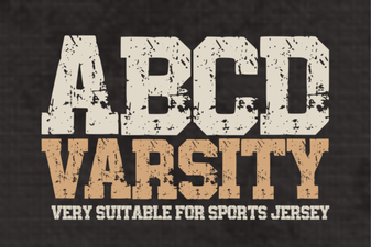 Abcd Varsity Font for Creative Projects